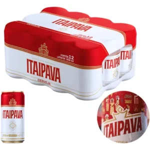 Cerveja Itaipava Pilsen Nova Lata 269ml- Pack 12 Unidades