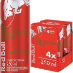 Pack de 4 Latas Red Bull Energético, Melancia, 250 ml
