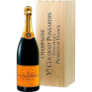 Jeroboam Veuve Clicquot Brut 3000 ml - Caixa de Madeira