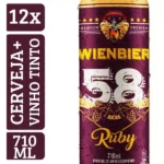 Kit Cerveja Wienbier 58 Red Wine 710ml (12 Un)